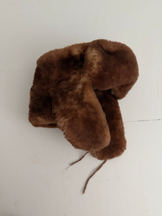 80s Shearling Trapper Hat