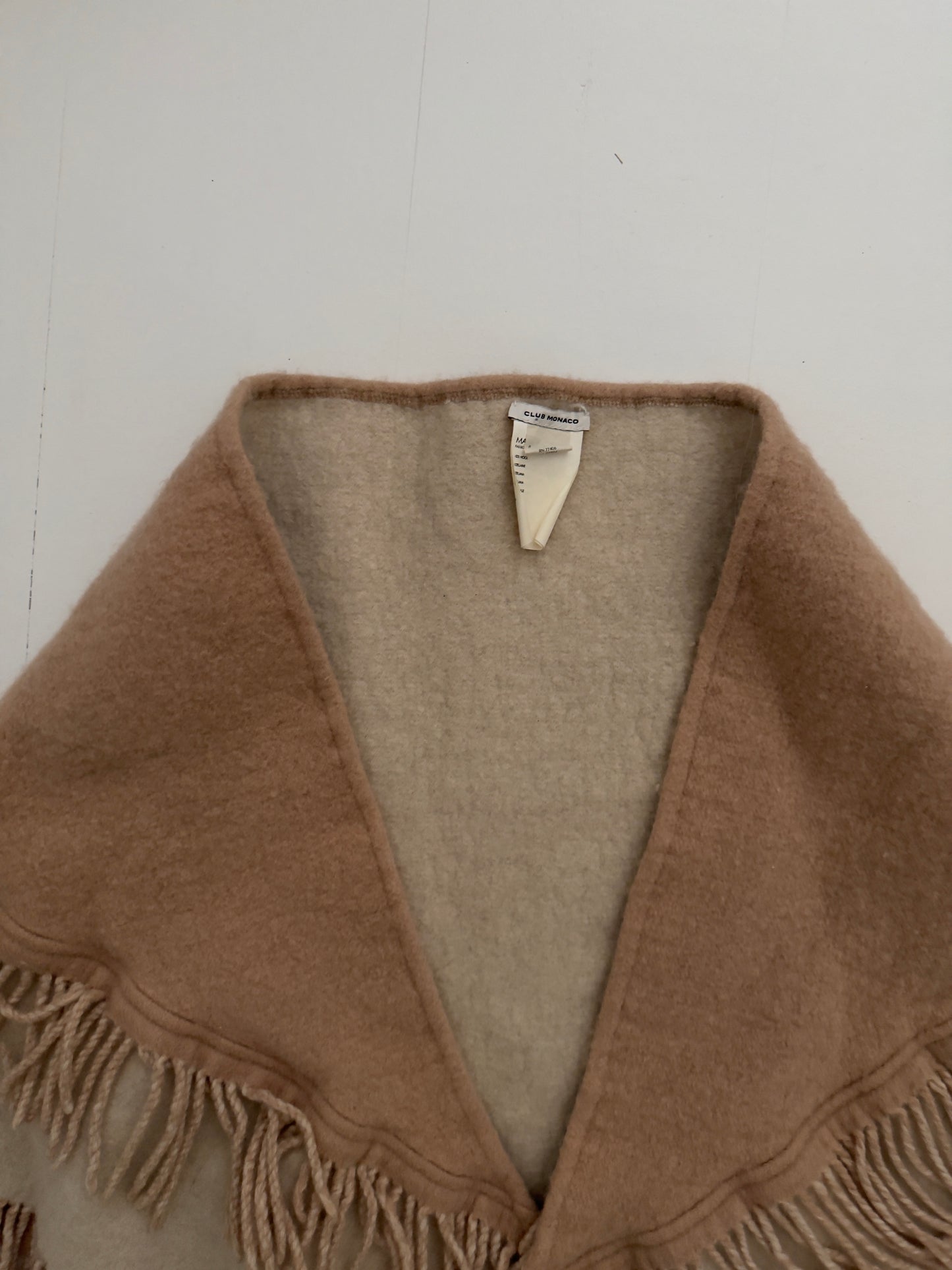 Wool Fringe Shawl