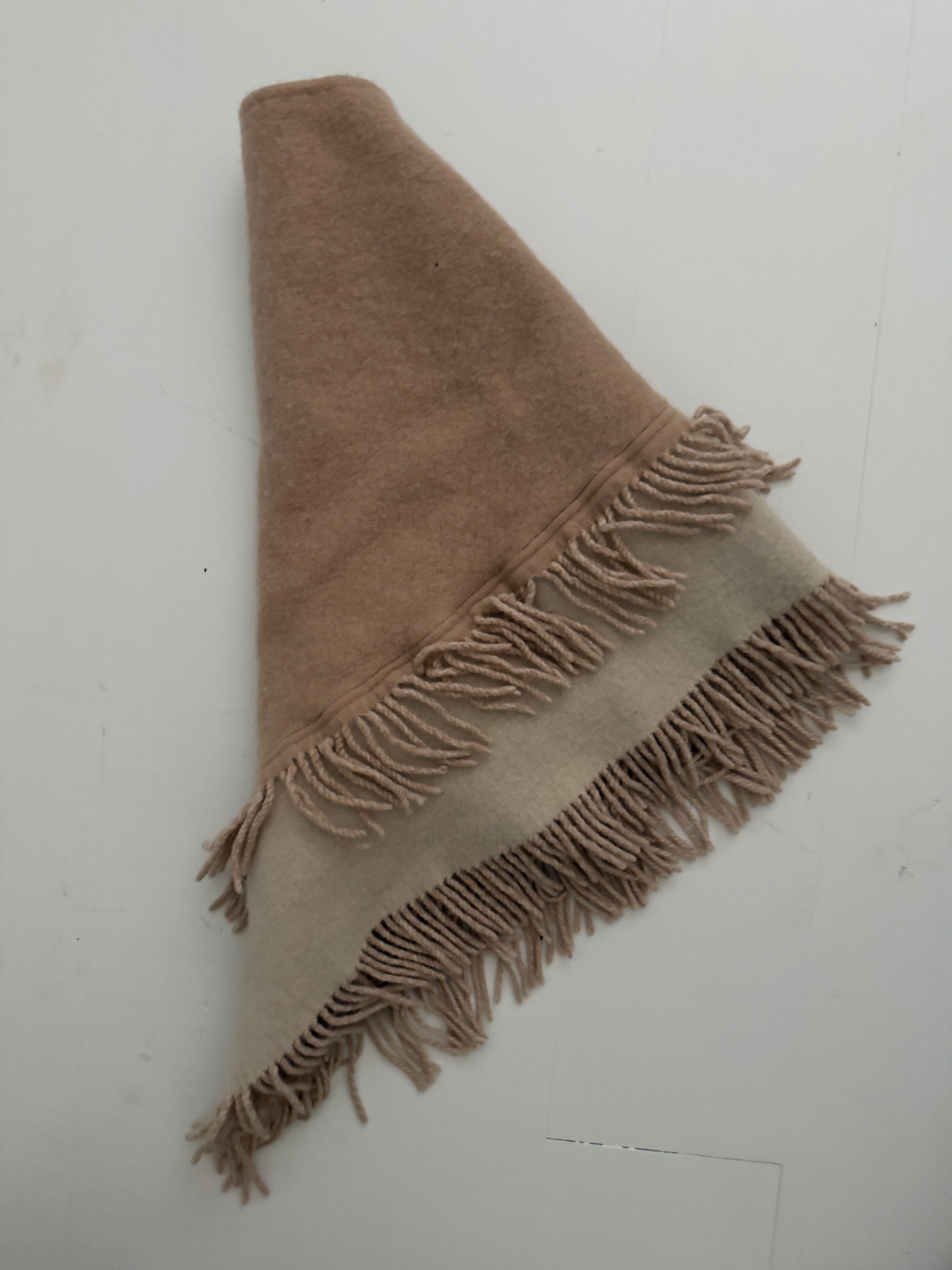 Wool Fringe Shawl