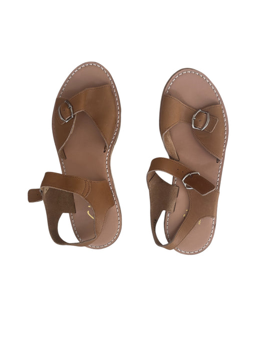 Deadstock Leather Playdeck Sandals, Size 9