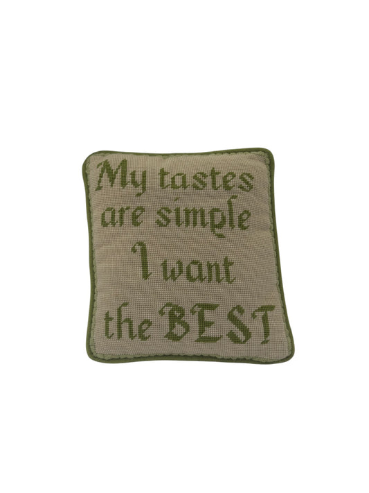 Needle Point Pillow