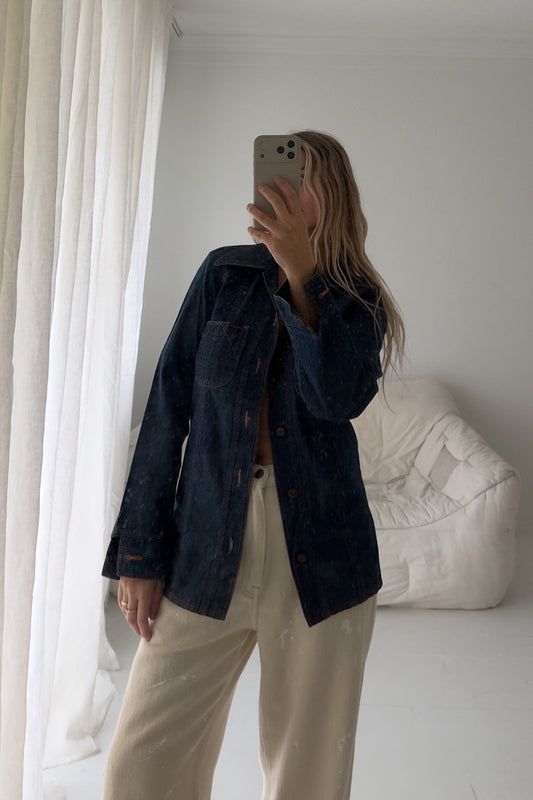 1970s Wrangler Denim Shirt Jacket