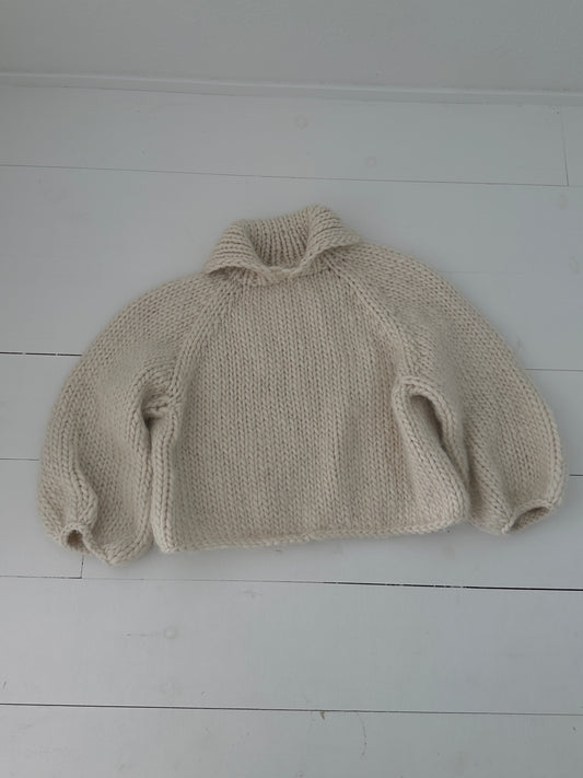 Merino Wool Hand Knit Sweater