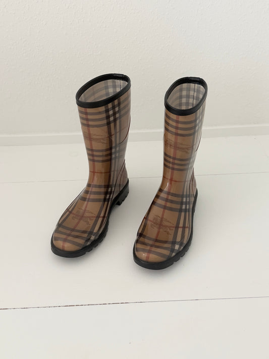 Burberry Rain Boots, Size 9