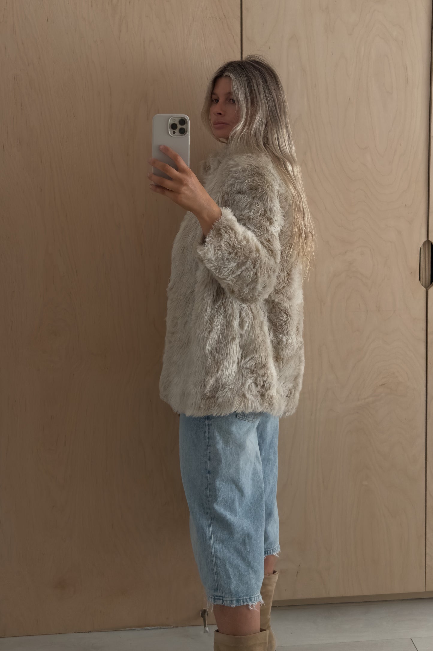 1970s Faux Fur Coat