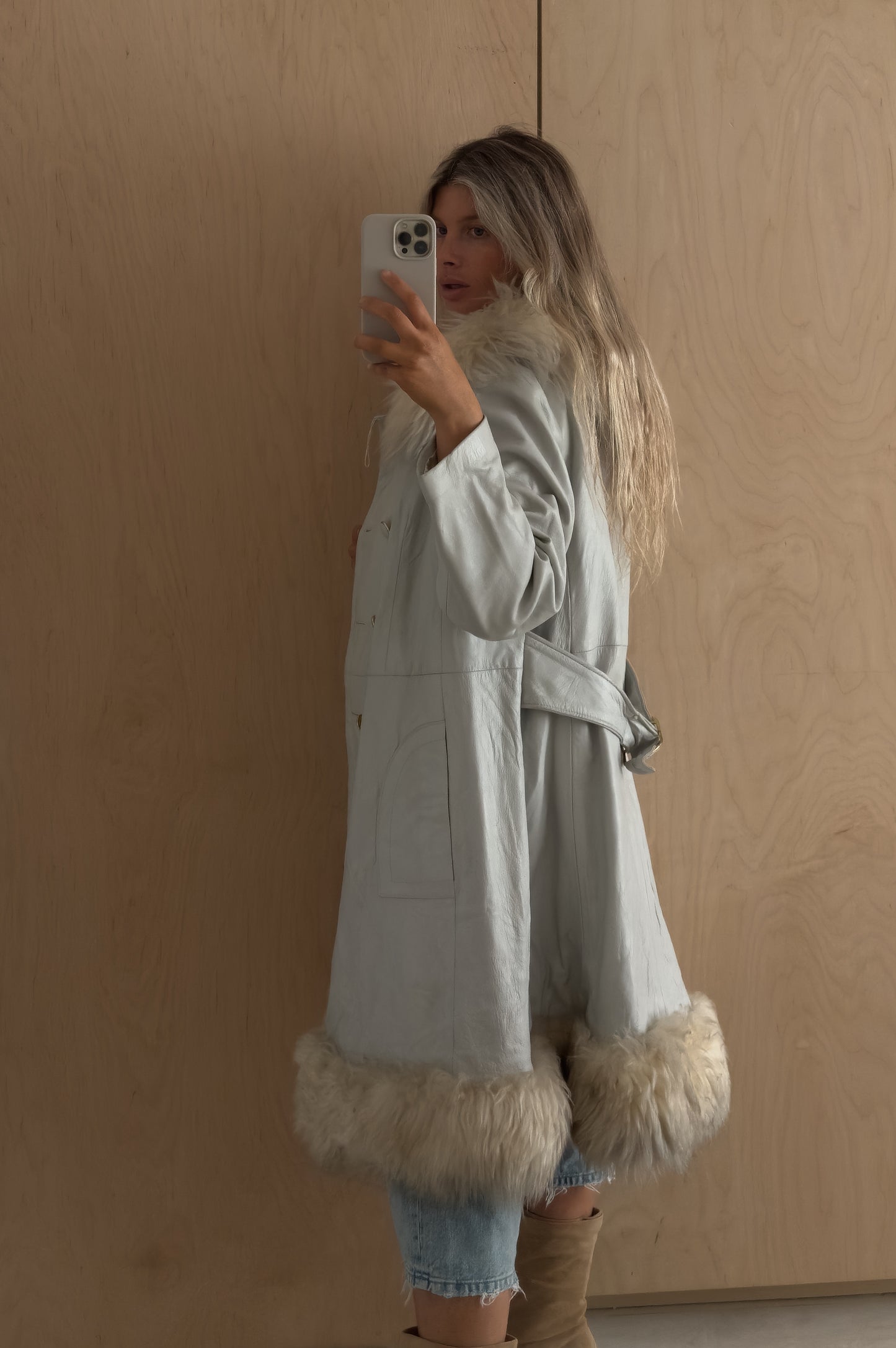 1960s Leather Coat