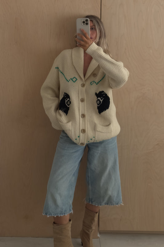 1970s Wool Cardigan