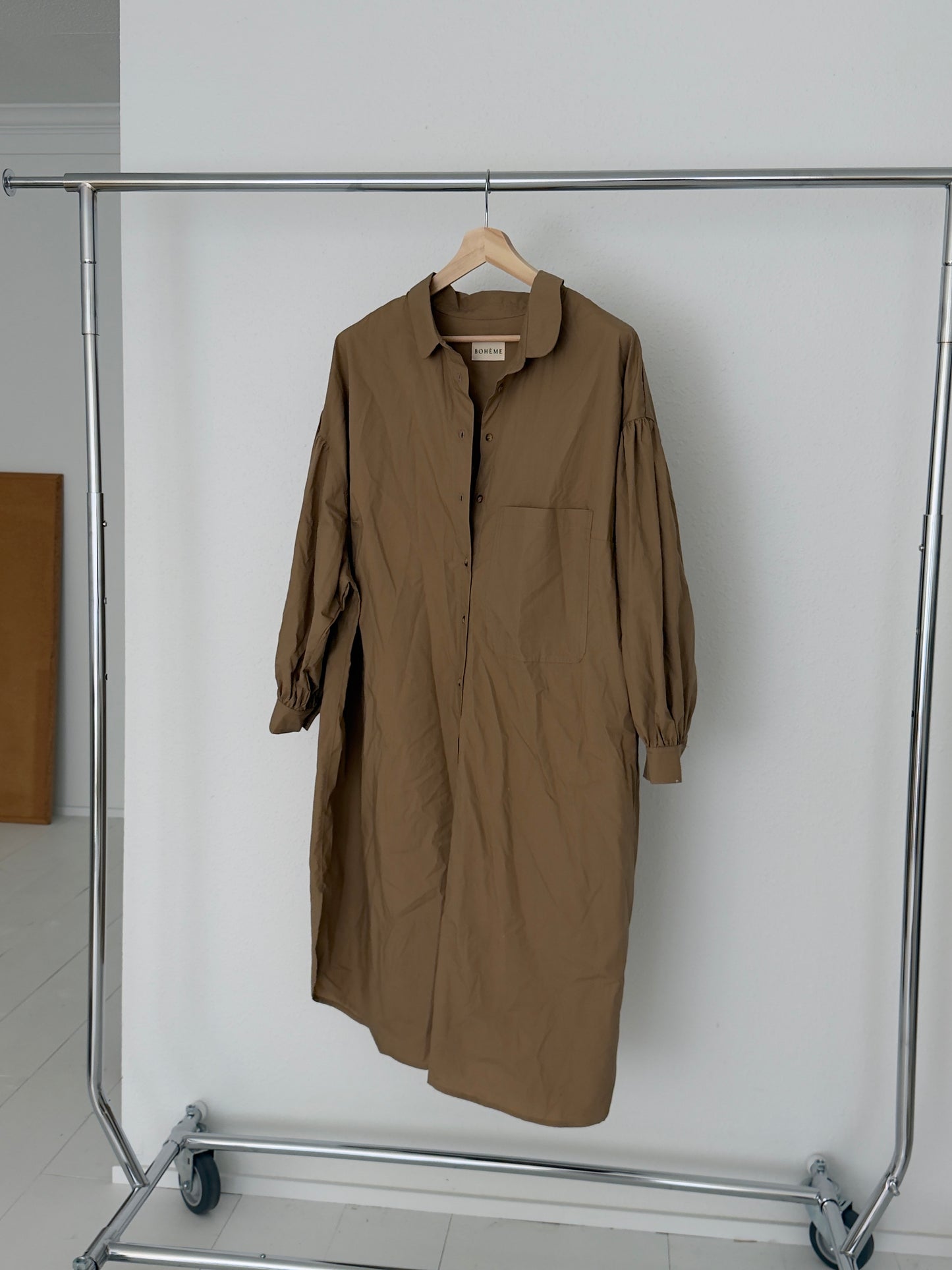 Bohème 2020 Collection Shirt Dress, Size 3
