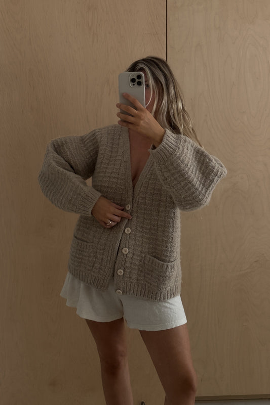 Wool Knit Cardigan