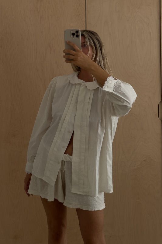 1980s Collared Blouse