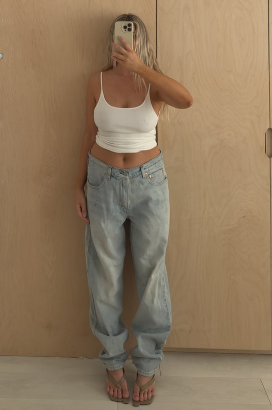 Paint Splatter Levis