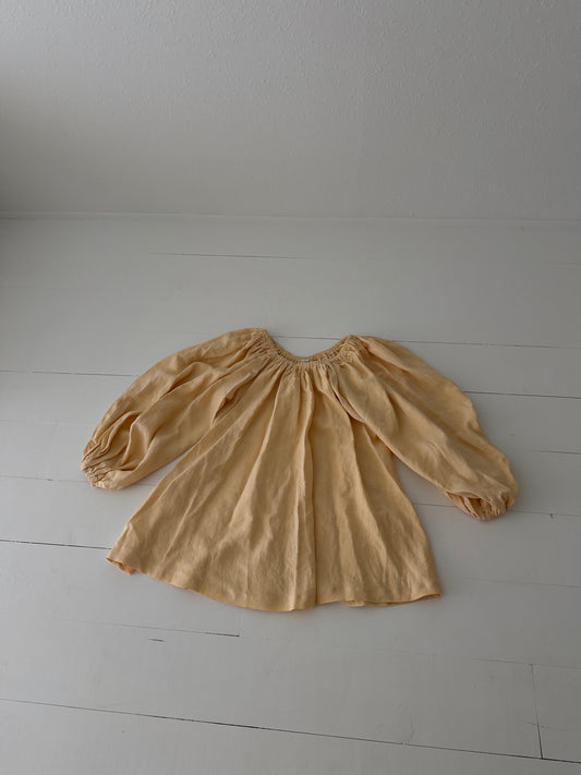 Apricot Linen Muumuu, Size 1/2