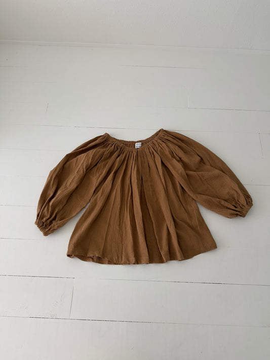 Camel Gauze Muumuu, Size 3/4