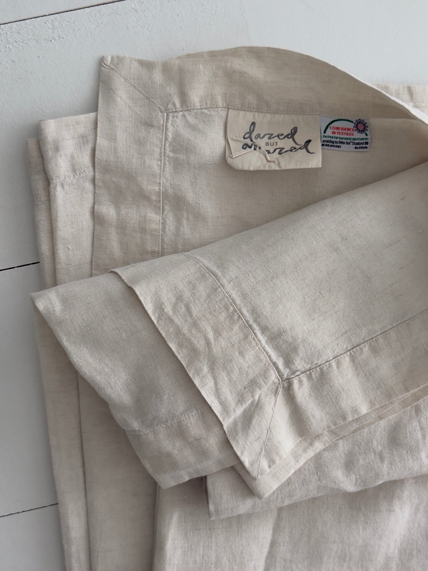 Dazed But Amazed Linen Throw