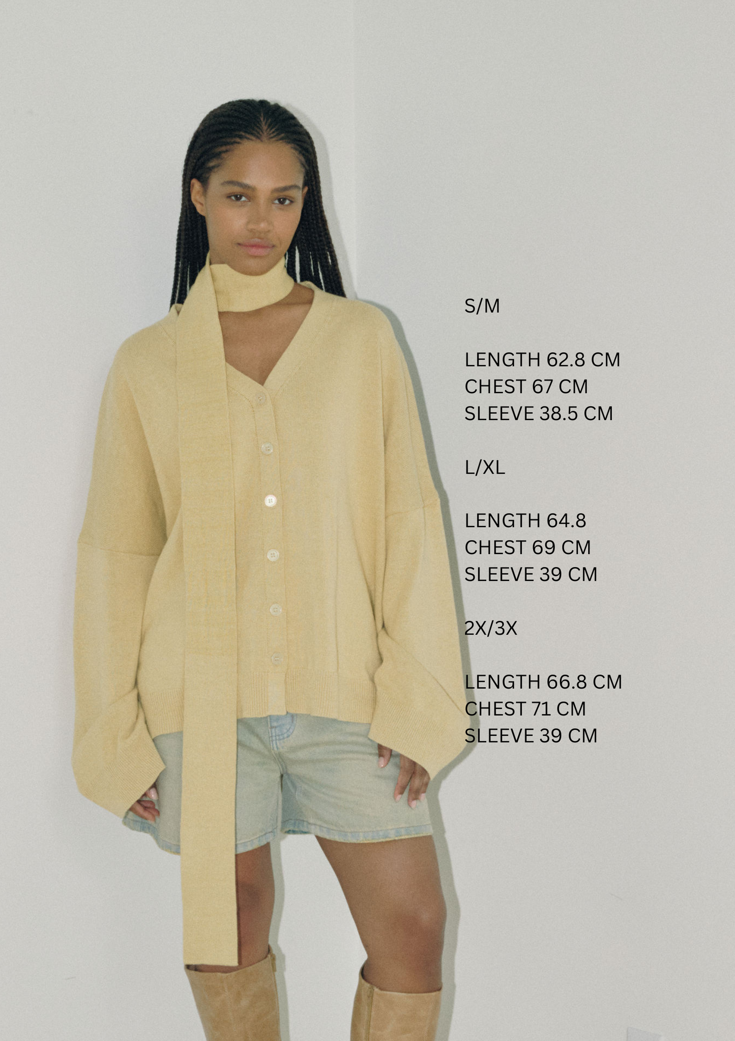 The Knit Cardigan, Wheat
