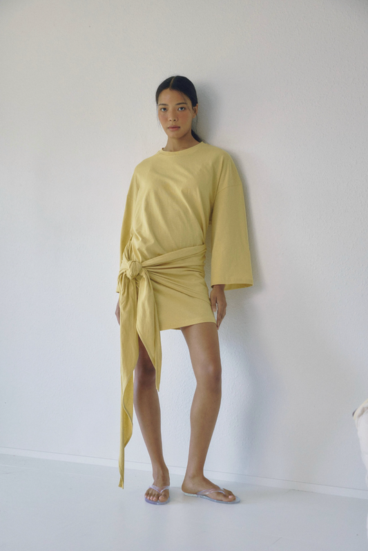 The Wrap Dress - Wheat