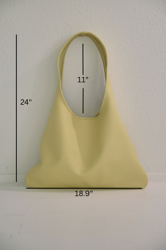 The Leather Bag - Banana